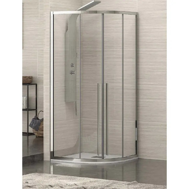 Box Doccia Semicircolare 8mm Anticalcare H200 Anta Scorrevole