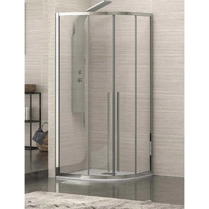 Box Doccia Semicircolare 8mm Anticalcare H200 Anta Scorrevole
