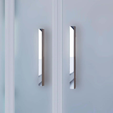 Box Doccia Semicircolare Acidato 6mm Apertura Scorrevole Anti Calcare