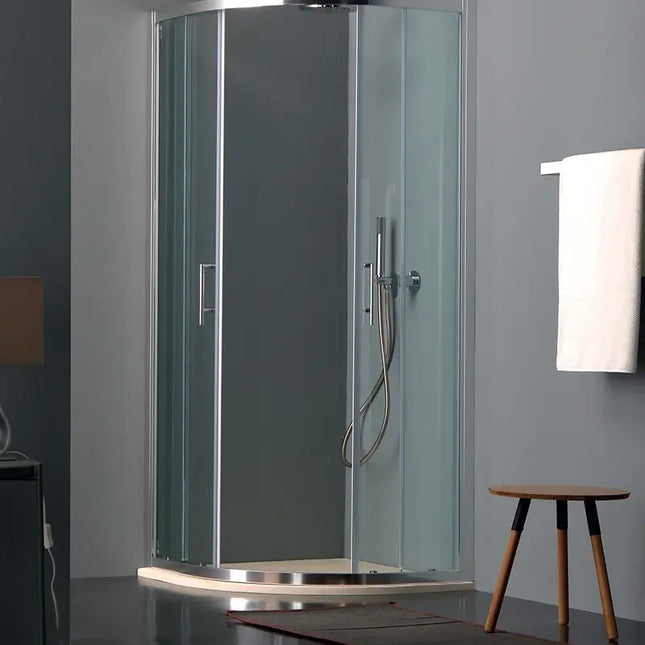 Box Doccia Semicircolare ECO 6mm Porte Scorrevoli H190