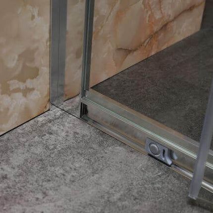 Box Doccia Semicircolare Opaco 4mm Doppia Scorrevole H190