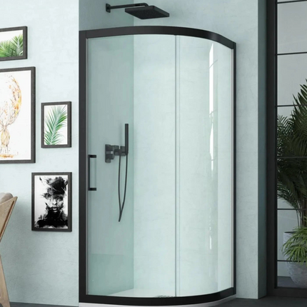 Box Doccia Semicircolare 80x80 Scorrevole H200 Trasparente Oxi Slide