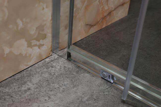 Box Doccia Semicircolare Trasparente 4mm Doppia Scorrevole H185