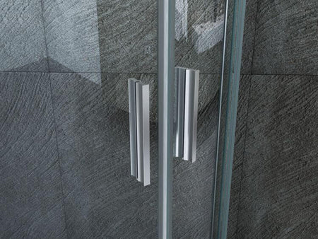 Box Doccia Semicircolare Trasparente 6mm Doppia Scorrevole H190cm