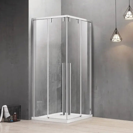 Box Doccia Soft-Close H200 Doppia Scorrevole 8mm Trasparente Anticalcare