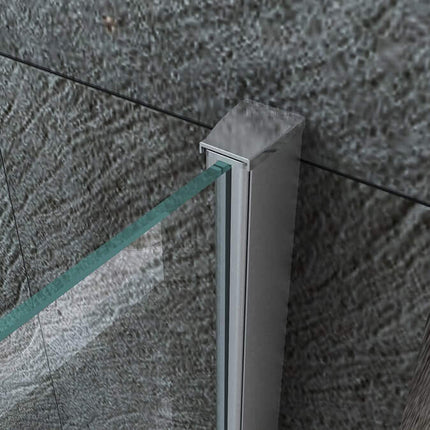 Box Doccia Trasparente 8mm H195 Semicircolare Doppia Anta Scorrevole - Virgo