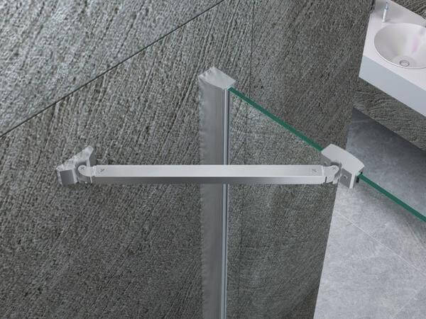 Braccetto di supporto muro-vetro per box doccia Aries 2.0