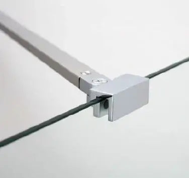 Chiusura Doccia Nicchia Fisso Più Porta a Libro Anticalcare 6mm H200