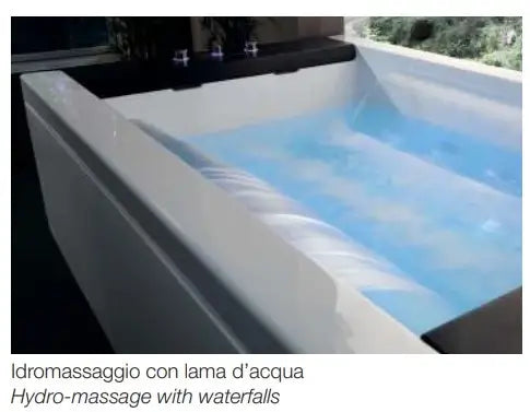 COLACRIL ANGEL Vasca Idromassaggio Con Doppia Cascata