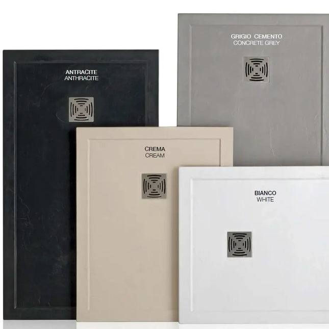 Colacril Flat Bordo - Piatto Doccia In Marmo Resina Ribassato