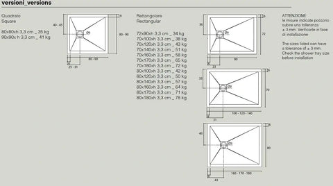 Colacril Flat Bordo - Piatto Doccia In Marmo Resina Ribassato