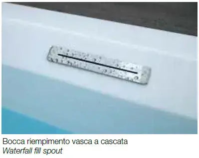 COLACRIL NIAGARA Vasca Idromassaggio Circolare 150x150 Con Cascata