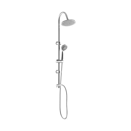 Colonna doccia Oslo con deviatore a uscita femmina, soffione in acciaio inox 200 mm e doccetta a 3 getti