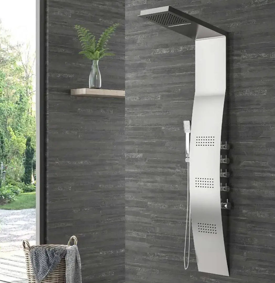 Colonna Doccia Idromassaggio Termostatica Con Cascata