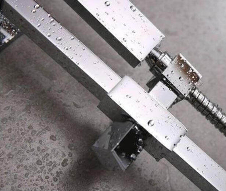 Colonna Doccia Termostatica Con Soffione e Asta Saliscendi
