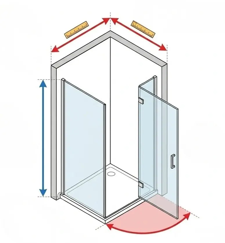 Guida misurazioni box doccia