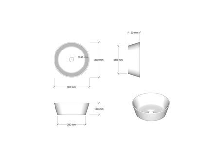 Composizione Bagno 225cm Sospesa Con Doppio Lavabo, Cassetti E Specchio