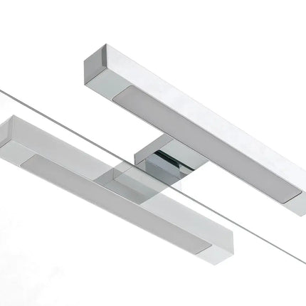 Composizione Bagno 80cm Sospesa Con Due Cassetti E Specchio Con Lampada