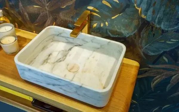 Consolle Bagno In Legno Massello Naturale 110cm