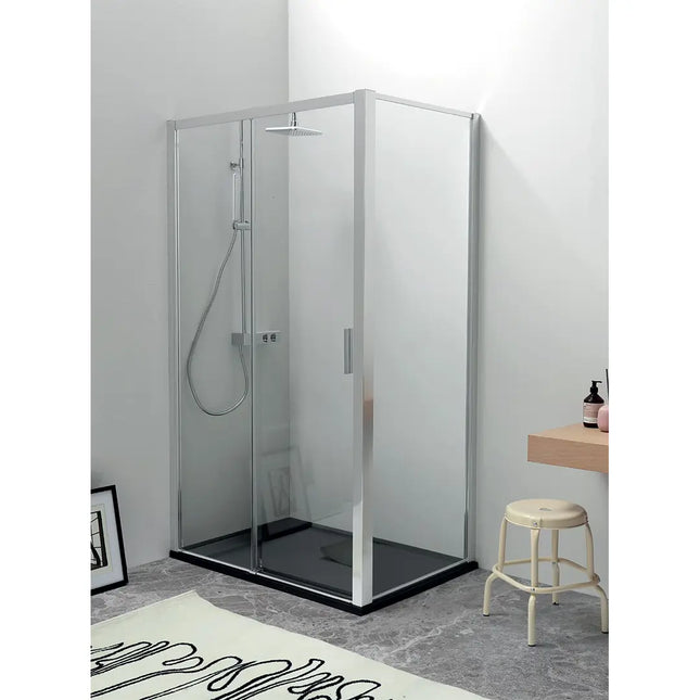 EASY | Box Doccia H200 Satinato Anticalcare Scorrevole Montaggio Rapido