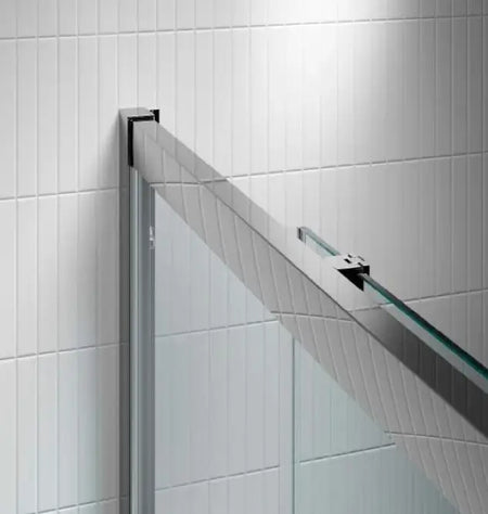 EASY | Porta Doccia H200 Trasparente Anticalcare Scorrevole 6mm