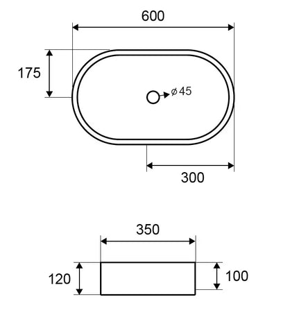 Scheda tecnica Lavabo Karag Linus