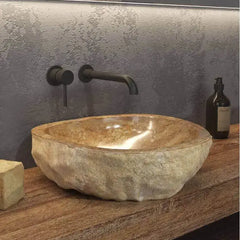 Lavabo Da Appoggio In Onice Naturale