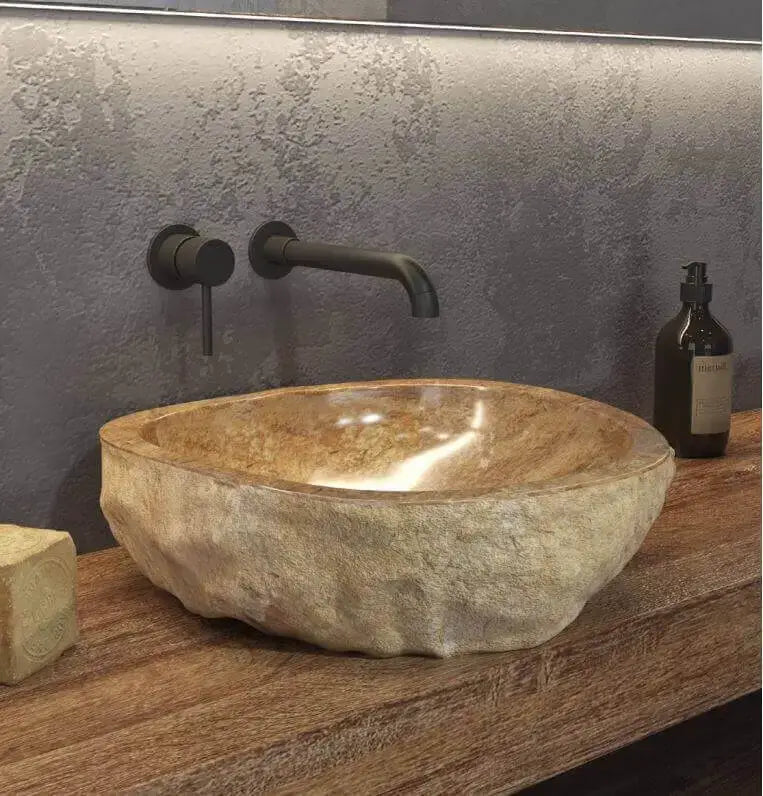 Lavabo Da Appoggio In Onice Naturale