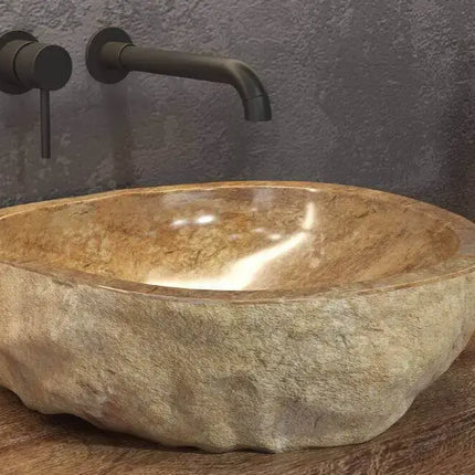 Lavabo Da Appoggio In Onice Naturale