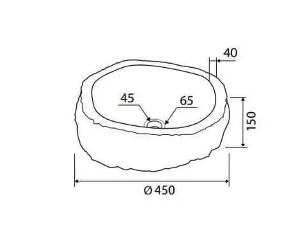 Lavabo Da Appoggio In Onice Naturale