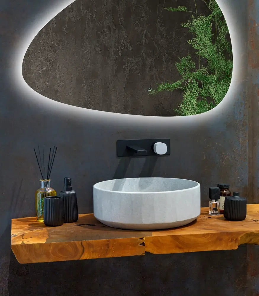 Mensola Porta Lavabo In Teak Naturale