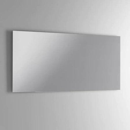 Mobile Bagno 120cm Sospeso Due Cassetti Lavabo Doppia Vasca e Specchio Con Lampada