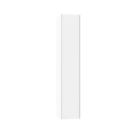 Mobile Bagno 120cm Sospeso Due Cassetti Lavabo Doppia Vasca e Specchio Con Lampada Bianco Opaco