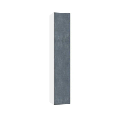Mobile Bagno 120cm Sospeso Due Cassetti Lavabo Doppia Vasca e Specchio Con Lampada Blu Effetto Pietra