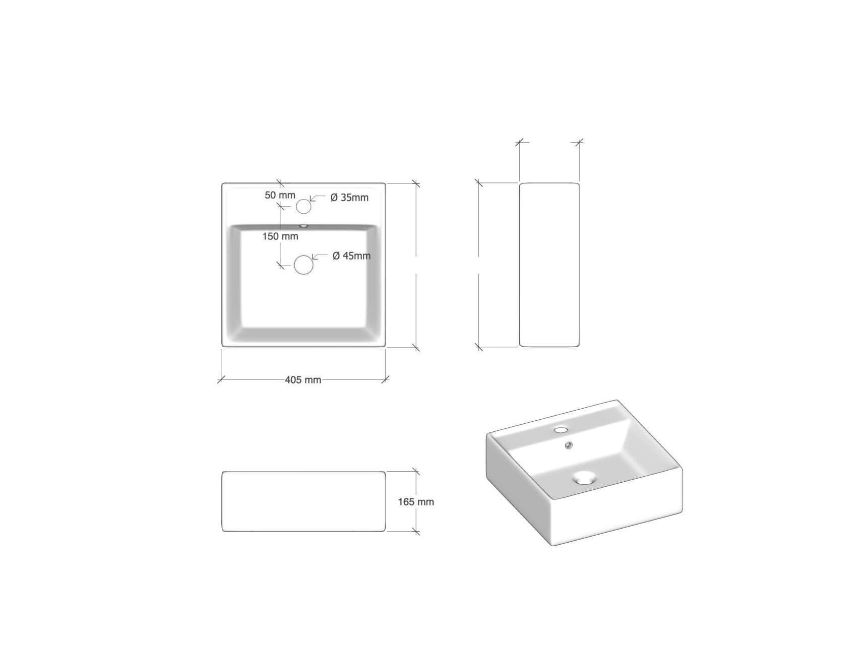 Mobile Bagno 140cm Con Doppio Lavabo, Base Con Cassetto, Specchio E Lampada