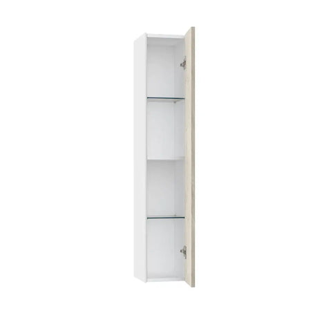Mobile Bagno 60cm Sospeso Due Cassetti e Specchio
