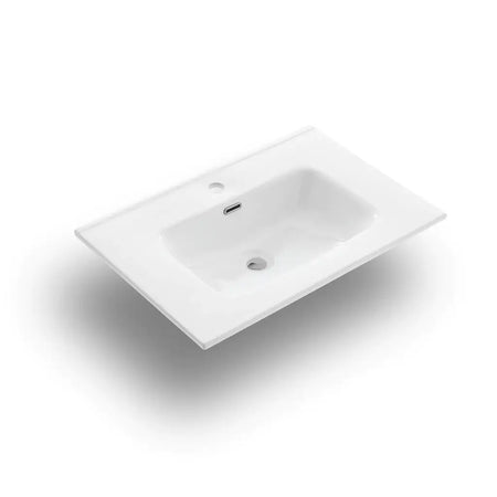 Mobile Bagno 60cm Sospeso Due Cassetti e Specchio