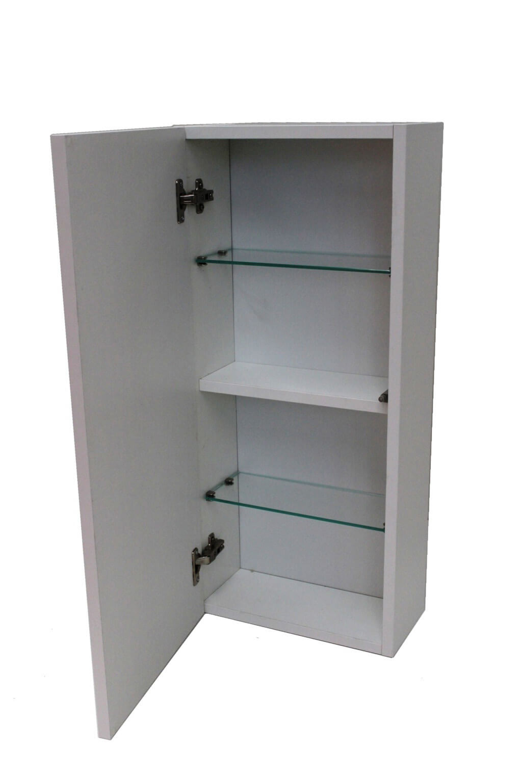 Mobile Bagno 70cm Sospeso Cassetto, Pensile, Vano a Giorno, Specchio E Lampada