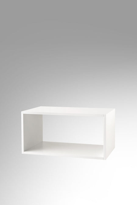Mobile Bagno 70cm Sospeso Cassetto, Vano a Giorno, Specchio E Lampada
