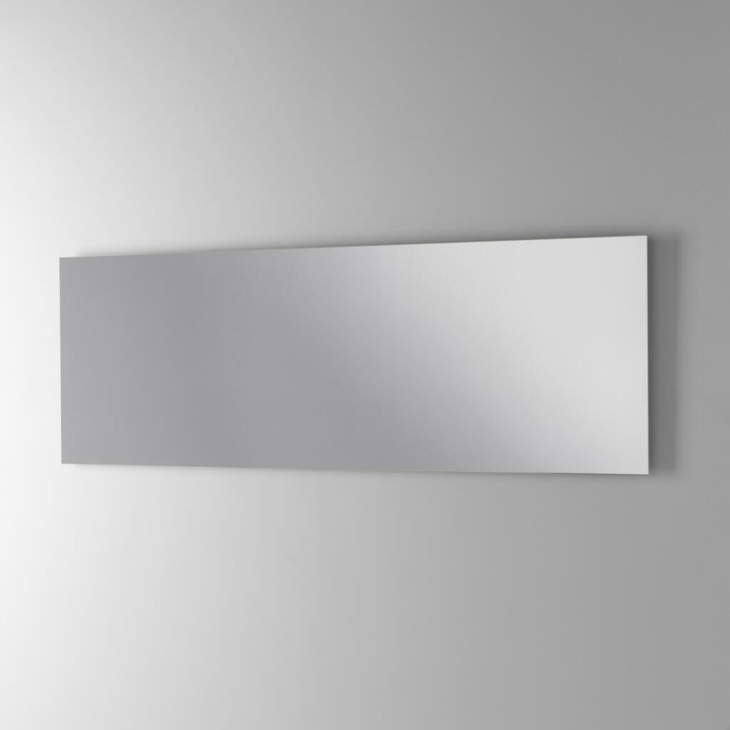 Mobile Bagno 70cm Sospeso Cassetto, Vano a Giorno, Specchio E Lampada
