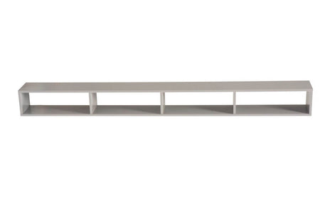 Mobile Bagno Sospeso 100cm Con Cassetto, Pensile a Giorno, Specchio e Lampada