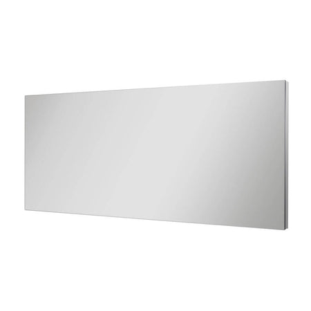 Mobile Bagno Sospeso 100cm Con Cassetto, Pensile a Giorno, Specchio e Lampada