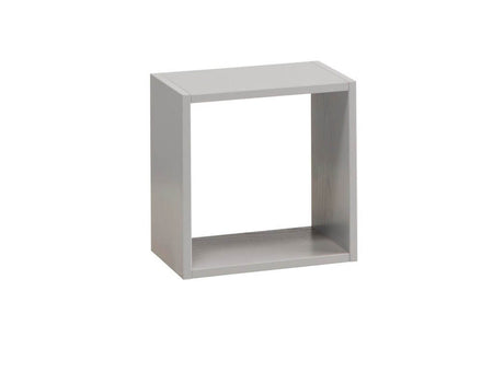 Mobile Bagno Sospeso 100cm Con Cassetto, Pensile a Giorno, Specchio e Lampada