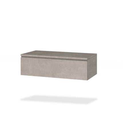 Mobile Bagno Sospeso 180cm Con Vasca Integrata Cassetto E Specchio