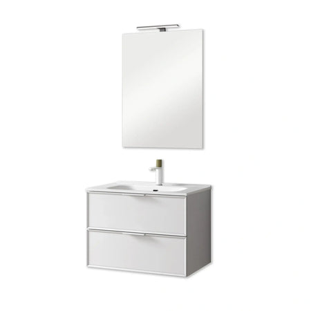 Composizione Bagno Sospesa 60cm - Zefira Bianco Opaco