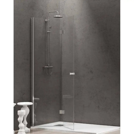 Parete Walk In A Libro H200cm Trasparente 6mm S7