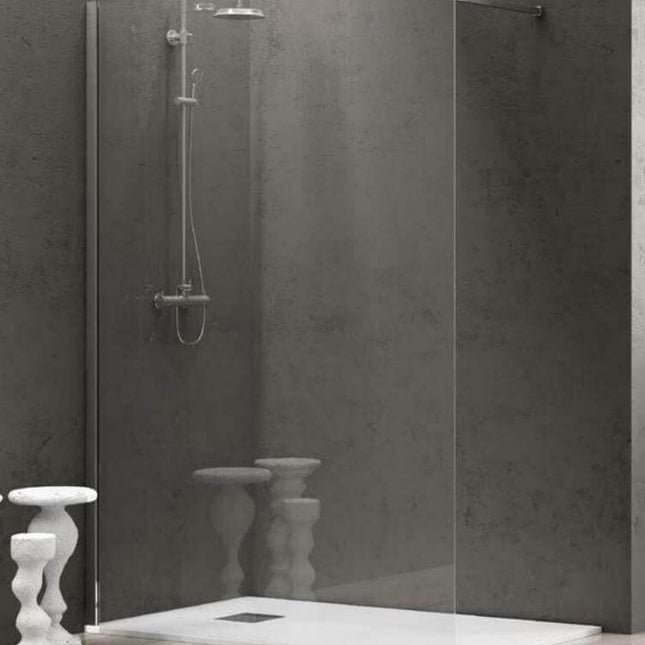 Parete Walkin H200cm Cristallo Trasparente 8mm Anticalcare