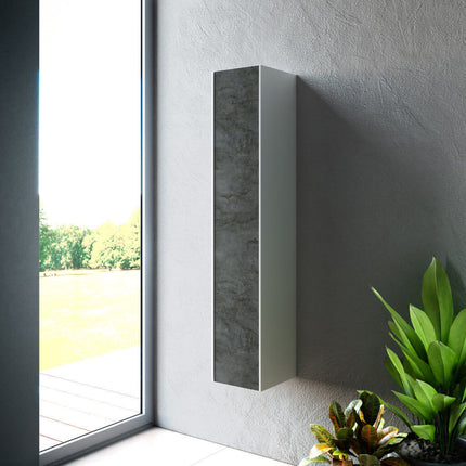 Pensile Colonna 25cm Sospesa per Bagno Ossido