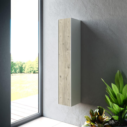 Pensile Colonna 25cm Sospesa per Bagno Pino Artico