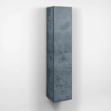 Pensile Colonna 35cm Sospesa Per Bagno Blu Effetto Pietra
